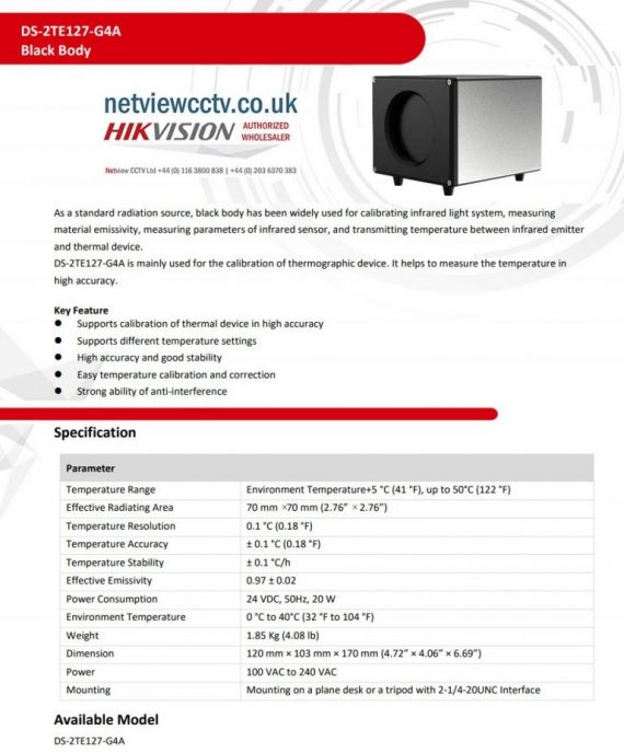 HIKVISION DS-2TE127-G4A 4