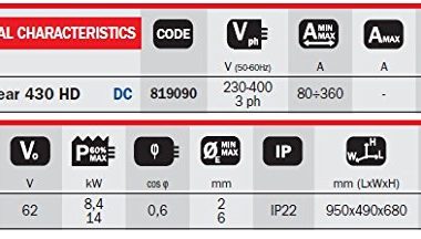 TELWIN LINEAR 430 HD