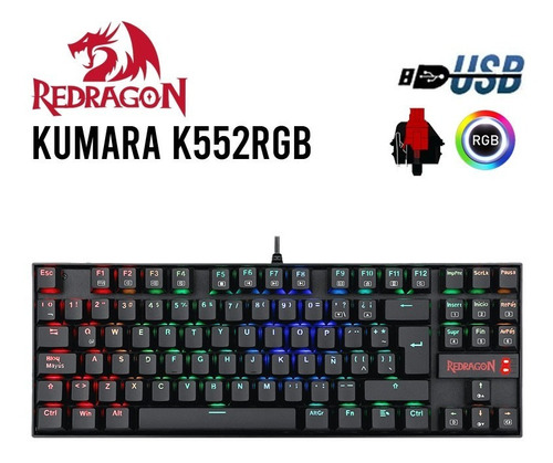 INFOTEC GAMING  Teclado Gaming Redragon Kumara K552rgb