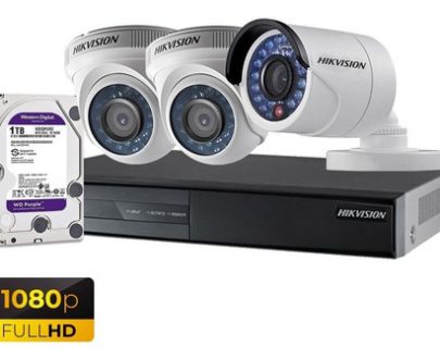 HIKVISION Kit 3 Cámaras 