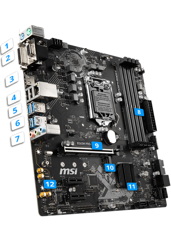 MSI B365MPRO-VDH 4