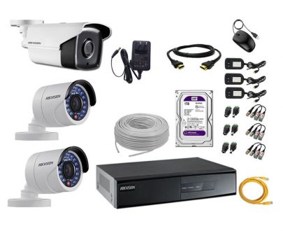 HIKVISION Kit 3 Cámaras