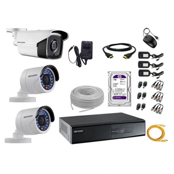 HIKVISION Kit 3 Cámaras  2