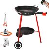 MR GRILL -Quemador de 40 cm - 2 fuegos con capacidad para una paella de 30 a 65 de material cerámico importado resistente a altas temperaturas
-Resistente a altas temperaturas