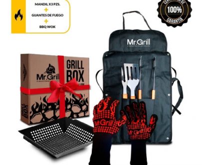  MR GRILL 24 cm de largo x 20 cm de ancho.