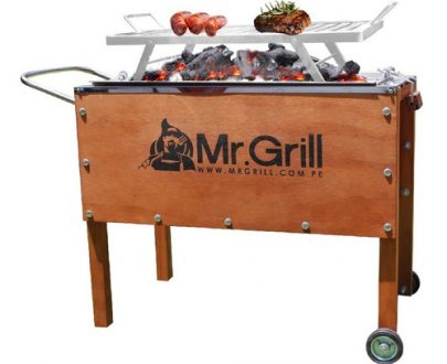 MR GRILL Medidas: 70 de Largo x 40 de Fondo x 50/60 Alto
Capacidad : 06 Pollos o 10 kg carne de cerdo.