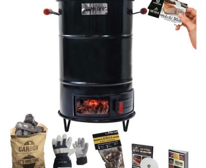  MR GRILL MEDIDAS: 40 cm de diámetro x 60cm de alto
CAPACIDAD:Para 2 pollos o 4 Kg Chancho.