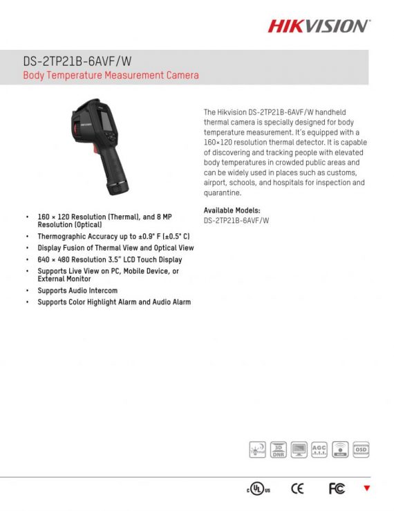 HIKVISION DS-2TP21B-6AVF/W  3