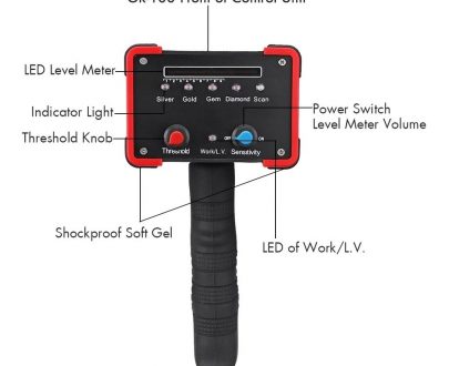 AKS METAL DETECTOR GR1000 ALCON NEGRO