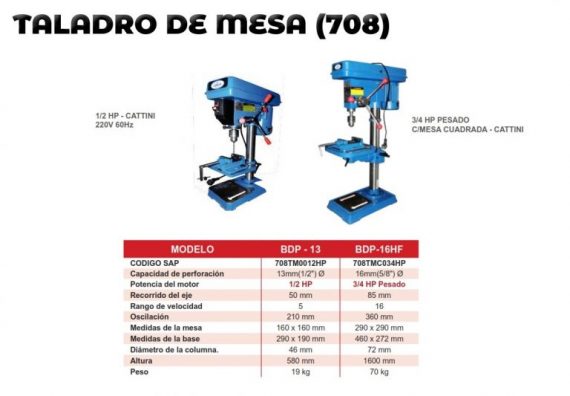 CATTINI BDP – 16HF 3