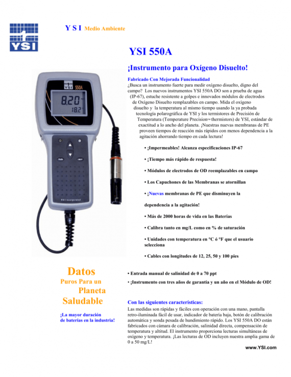 YSI YSI 550A-12 3
