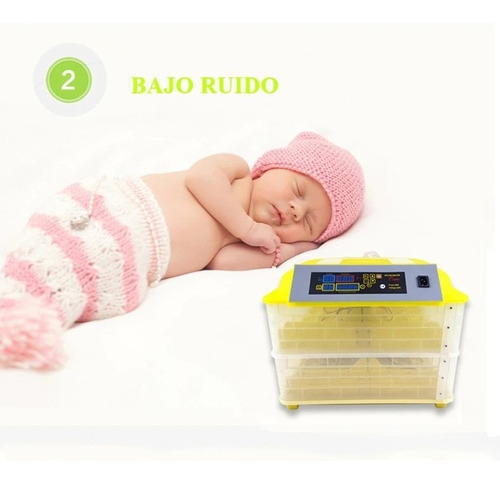 incubadora de 112 huevos Y 12v
