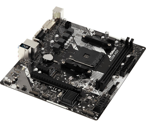 ASRock Placa Madre Asrock A320m-hdv R4