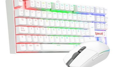 REDRAGON Redragon KUMARA WHITE K552 SP + Logitech Logitech G203 White 1