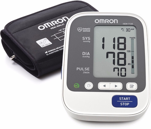 Omron Elite Hem7130+con Cargador Corriente Tensiometro Brazo Omron Elite Hem7130+con Cargador Corriente
28