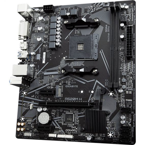 GIGABYTE A520M H 4